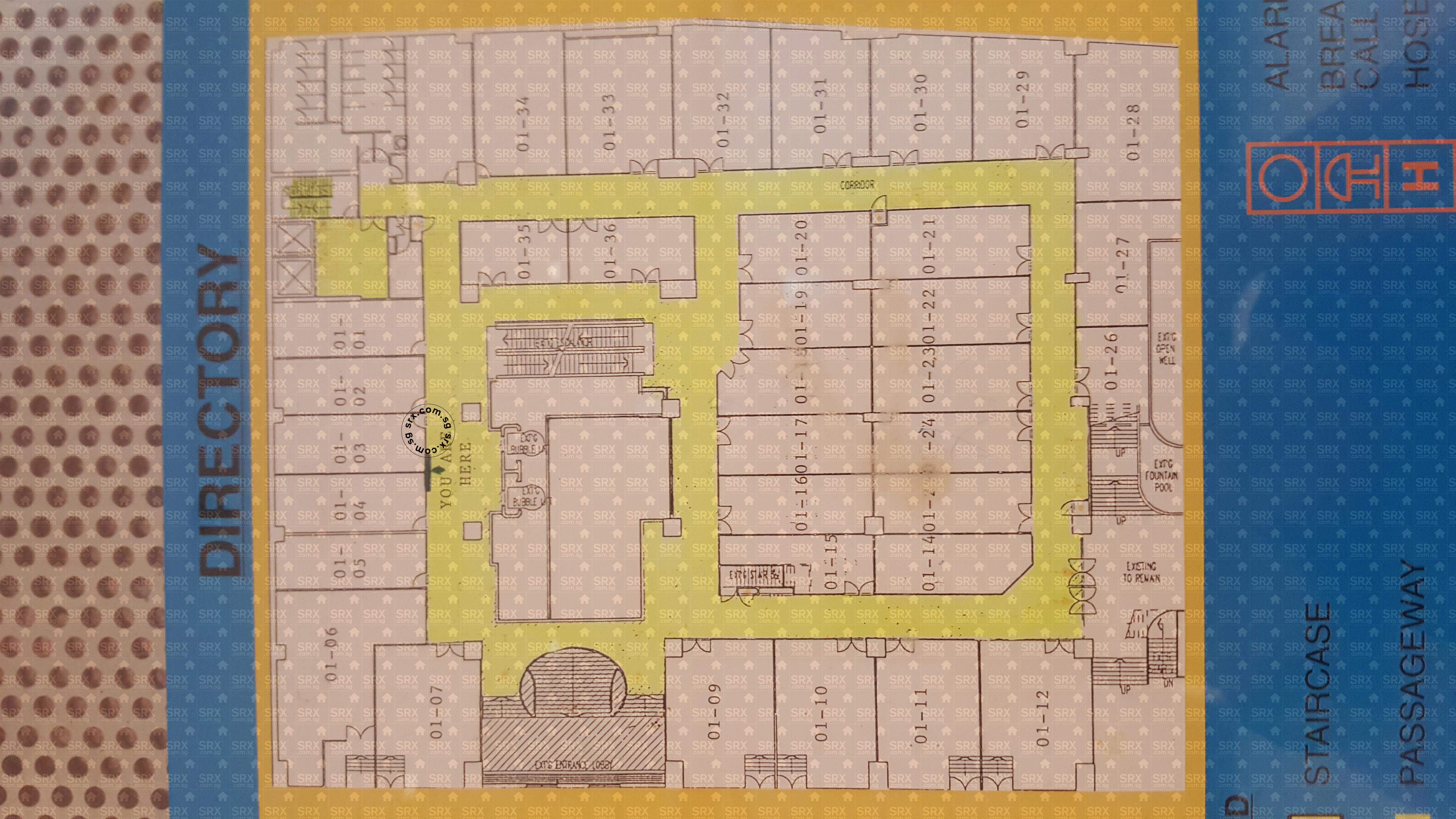 Floor Plans for 35 Parklane Shopping Mall (S)188307 Commercial SRX